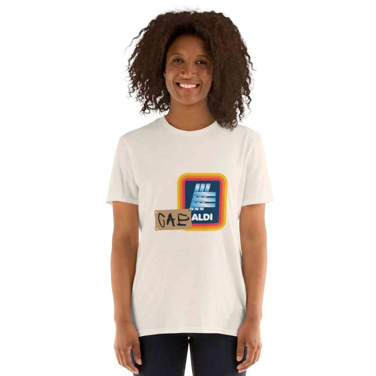 Lewis Capaldi T-Shirt | Unisex Cotton Short-Sleeve "Capaldi On A Aldi" Tee T-shirt Alcyone213k