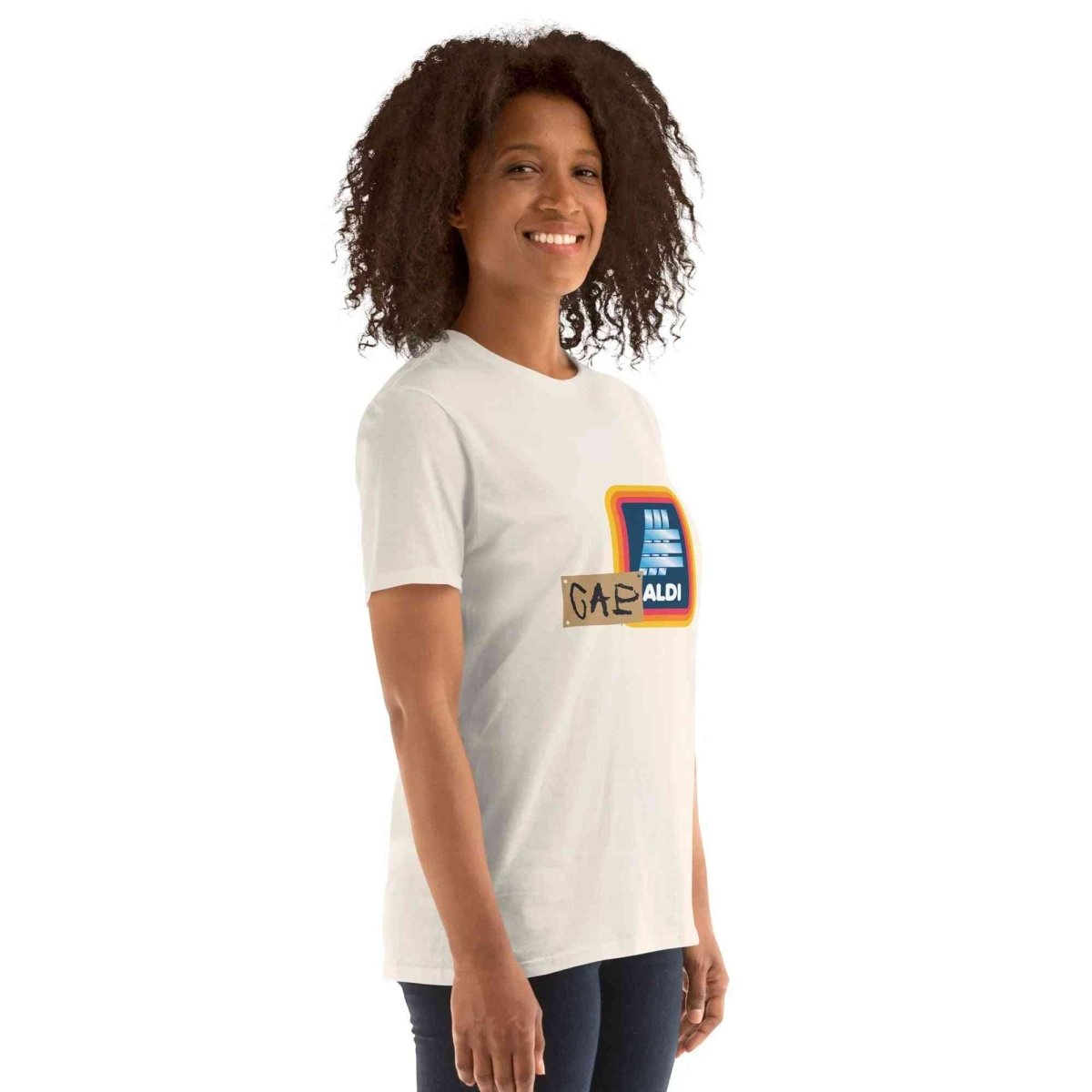 Lewis Capaldi T-Shirt | Unisex Cotton Short-Sleeve "Capaldi On A Aldi" Tee T-shirt Alcyone213k