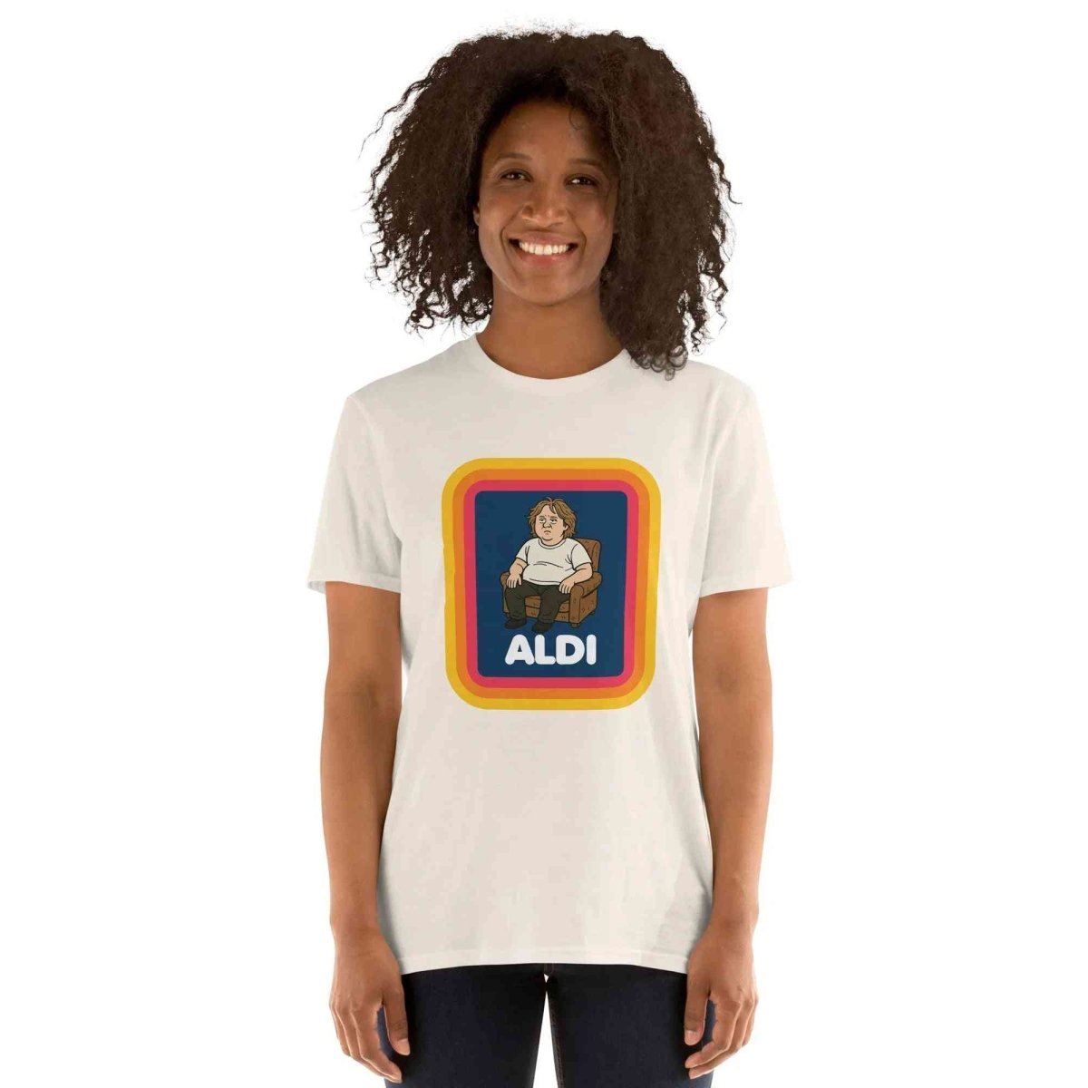 Lewis Capaldi T-Shirt - Unisex Cotton Graphic Tee with Aldi Design T-shirt Alcyone213k
