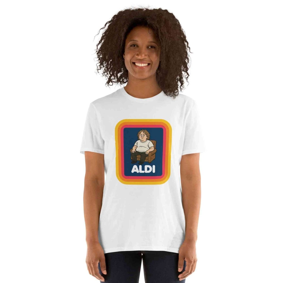 Lewis Capaldi T-Shirt - Unisex Cotton Graphic Tee with Aldi Design T-shirt Alcyone213k