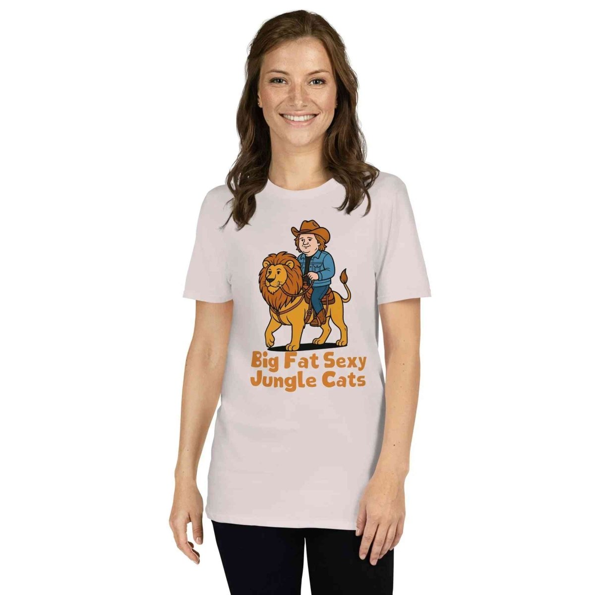 Lewis Capaldi T-Shirt – Unisex Cotton Tee with Big Fat Sexy Jungle Cats Design T-shirt Alcyone213k