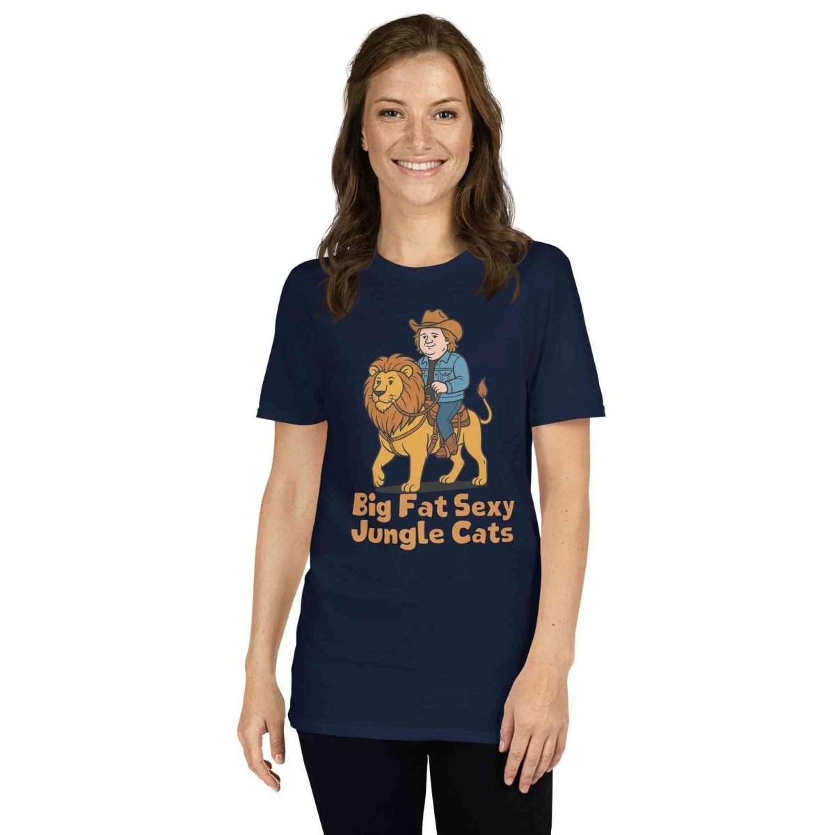Lewis Capaldi T-Shirt – Unisex Cotton Tee with Big Fat Sexy Jungle Cats Design T-shirt Alcyone213k