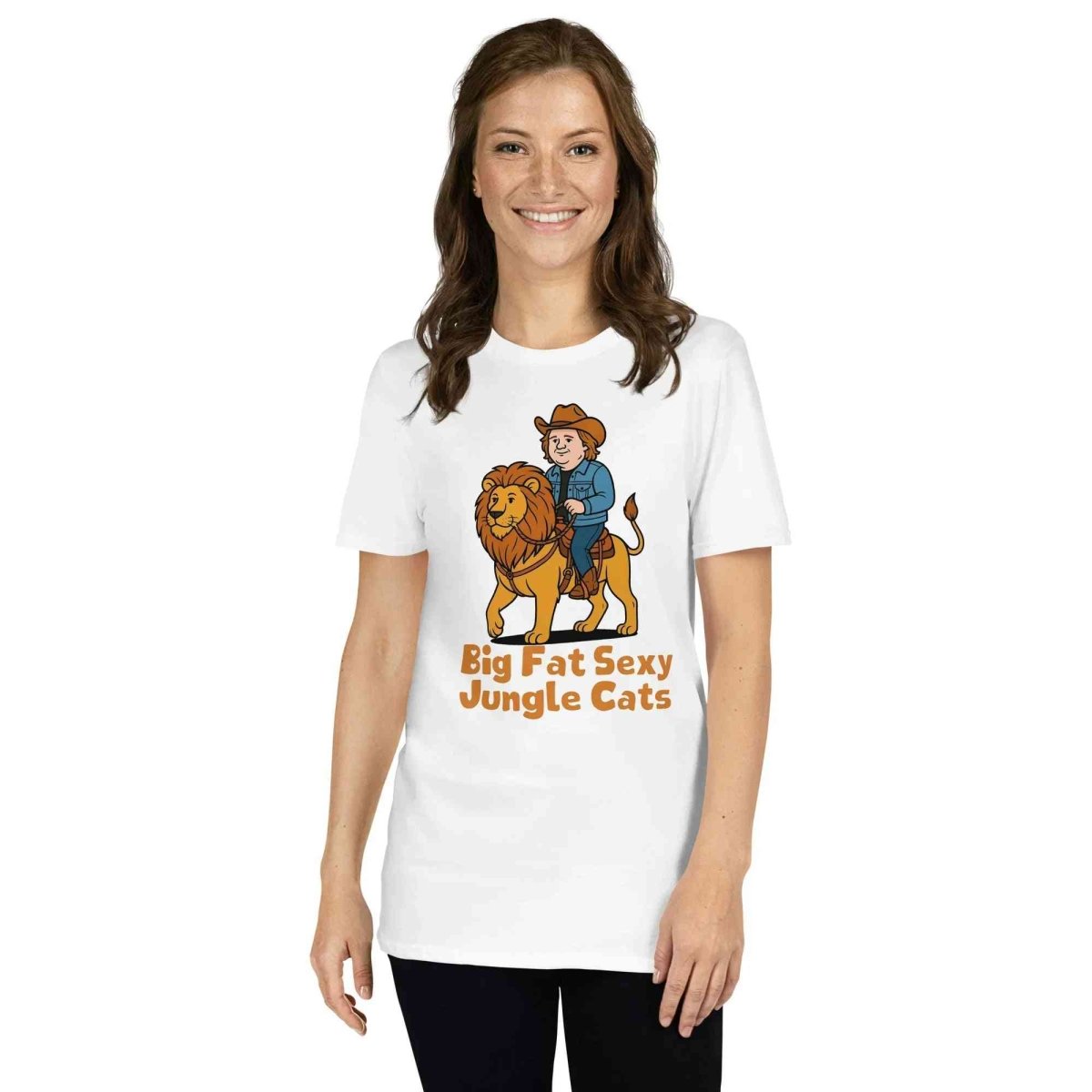 Lewis Capaldi T-Shirt – Unisex Cotton Tee with Big Fat Sexy Jungle Cats Design T-shirt Alcyone213k