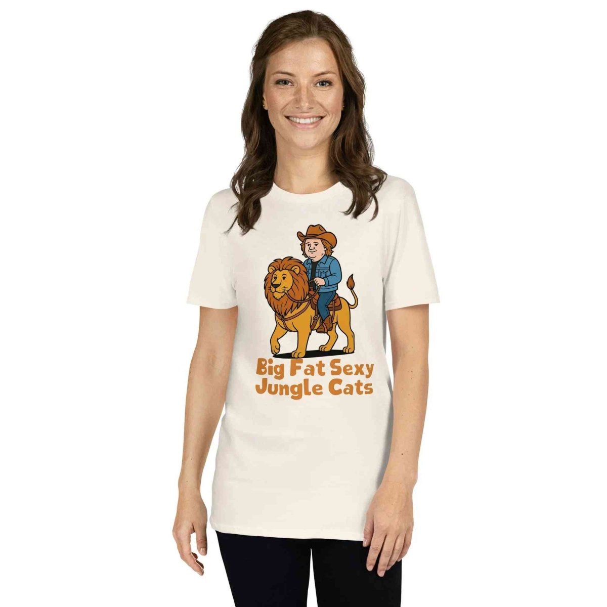 Lewis Capaldi T-Shirt – Unisex Cotton Tee with Big Fat Sexy Jungle Cats Design T-shirt Alcyone213k