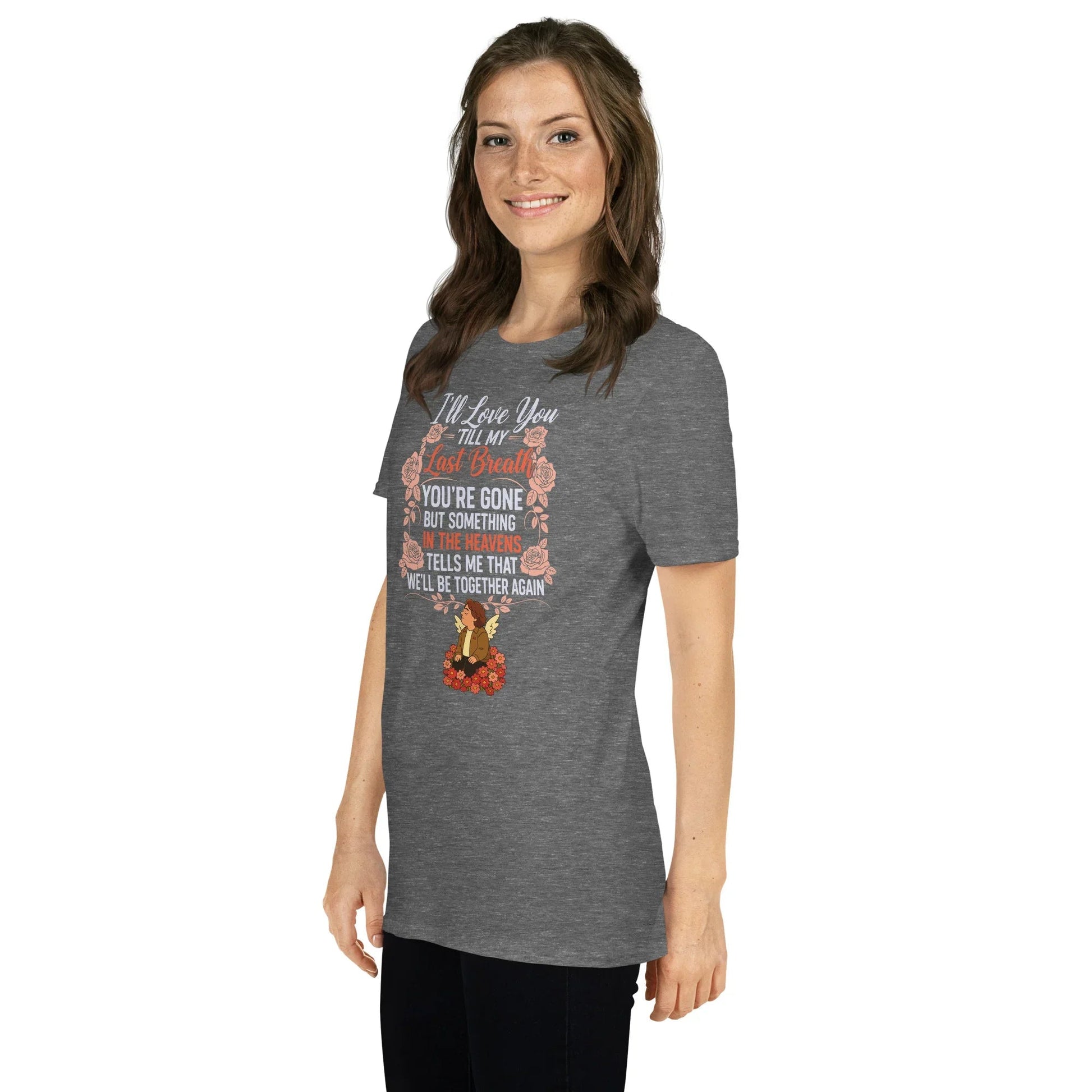 Lewis Capaldi T-Shirt | Unisex Short-Sleeve Cotton Tee with "Something In The Heavens" Lyrics T-shirt Alcyone213k