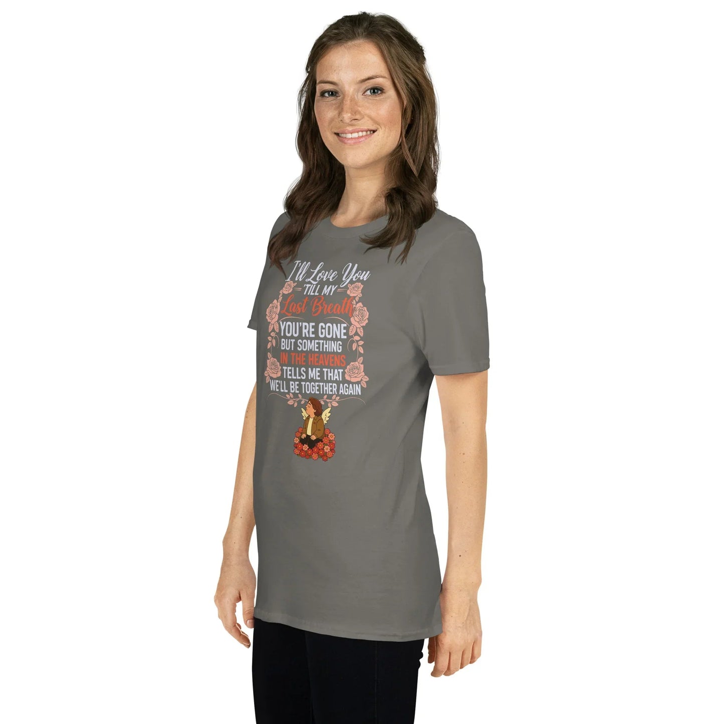 Lewis Capaldi T-Shirt | Unisex Short-Sleeve Cotton Tee with "Something In The Heavens" Lyrics T-shirt Alcyone213k