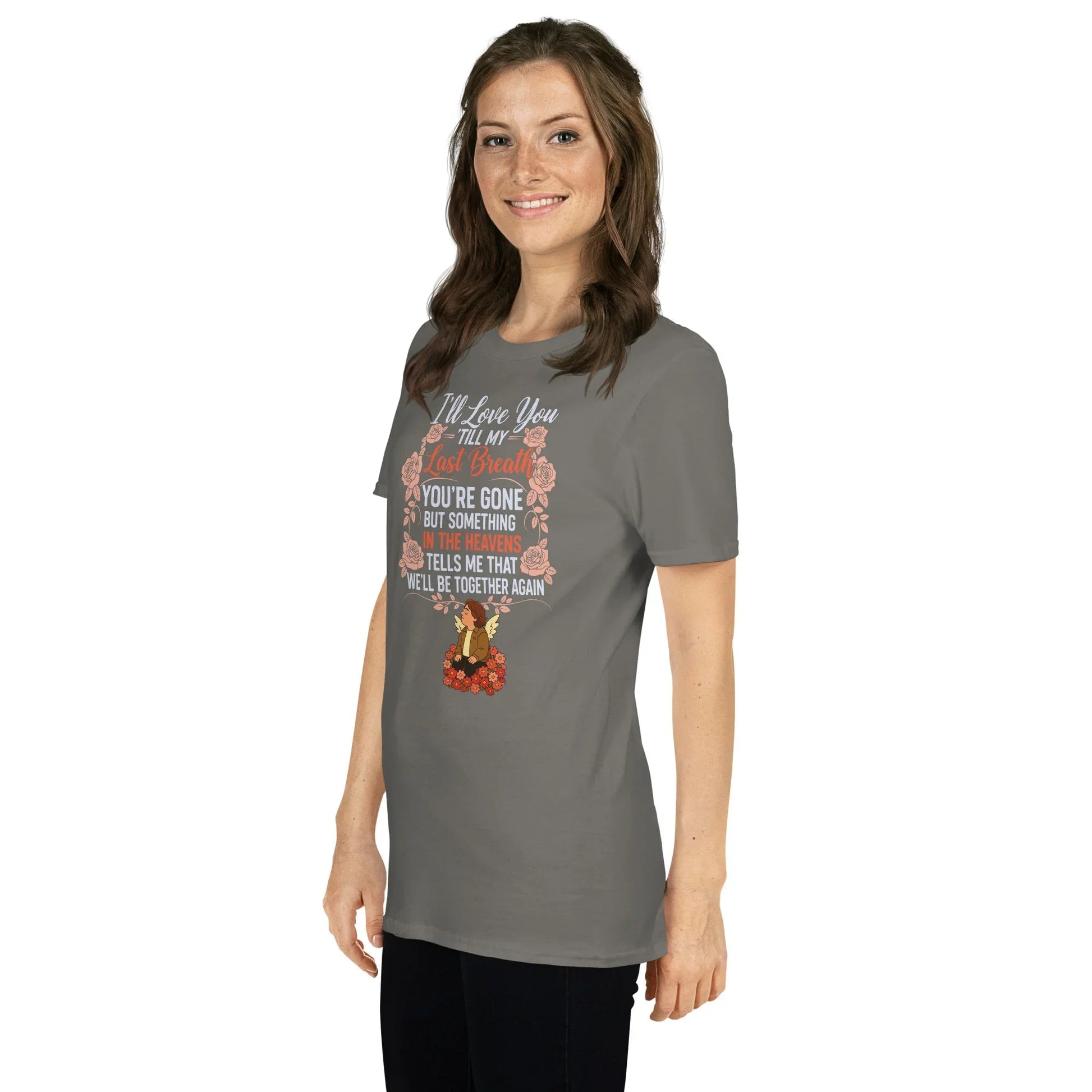 Lewis Capaldi T-Shirt | Unisex Short-Sleeve Cotton Tee with "Something In The Heavens" Lyrics T-shirt Alcyone213k