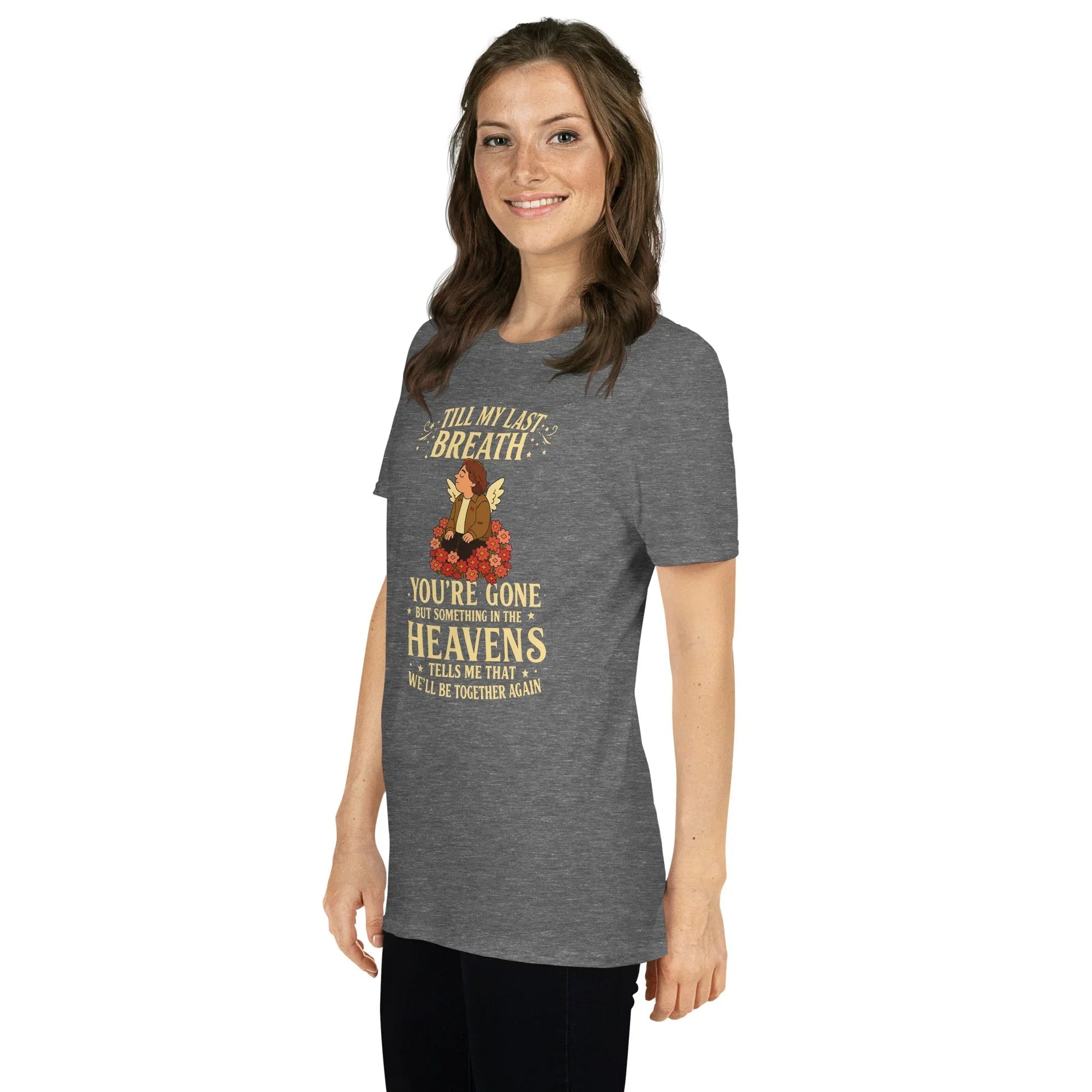 Lewis Capaldi T-Shirt | Unisex Cotton Tee - "Something In The Heavens" Lyrics T-shirt Alcyone213k