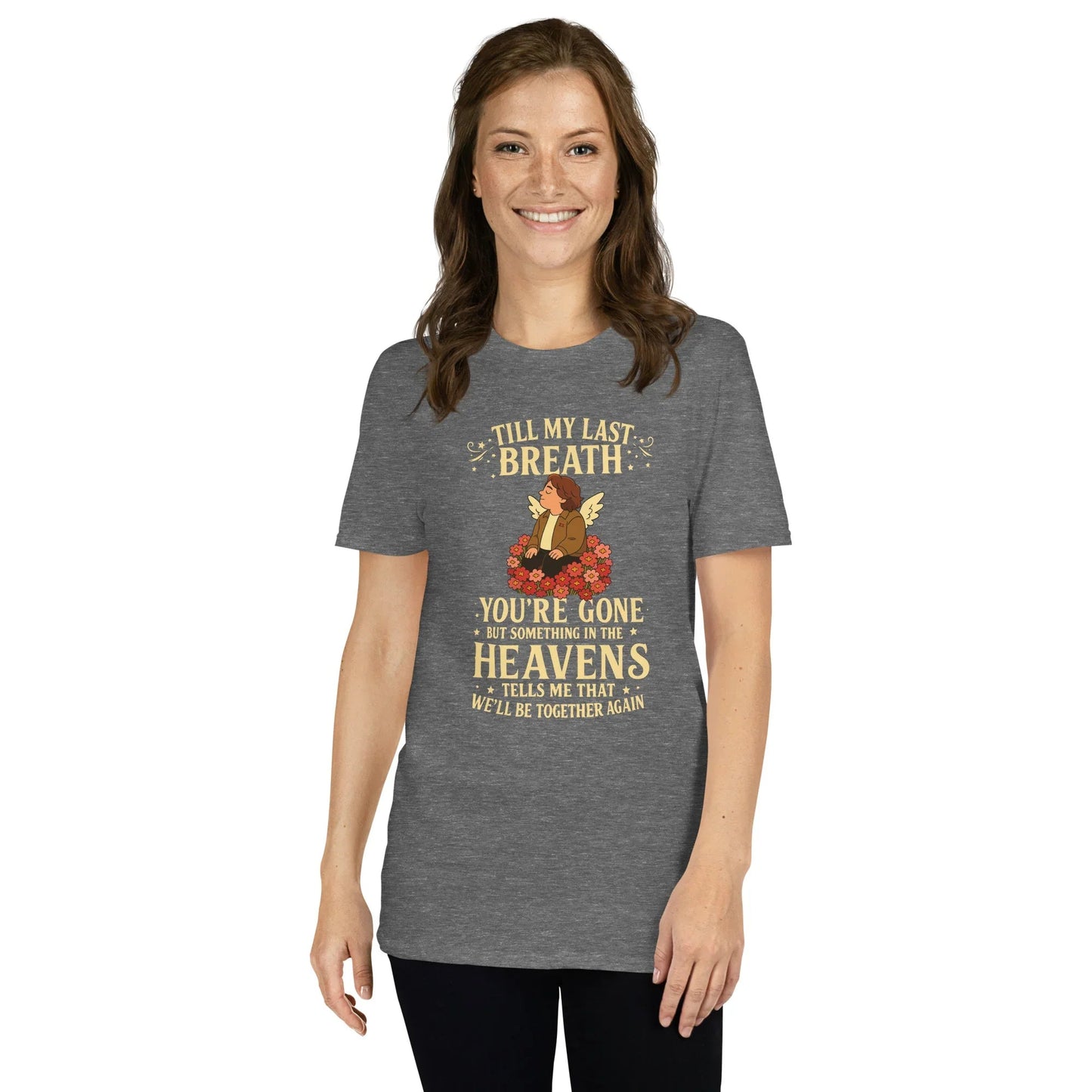 Lewis Capaldi T-Shirt | Unisex Cotton Tee - "Something In The Heavens" Lyrics T-shirt Alcyone213k