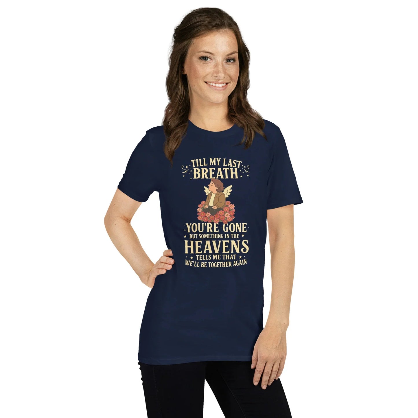 Lewis Capaldi T-Shirt | Unisex Cotton Tee - "Something In The Heavens" Lyrics T-shirt Alcyone213k