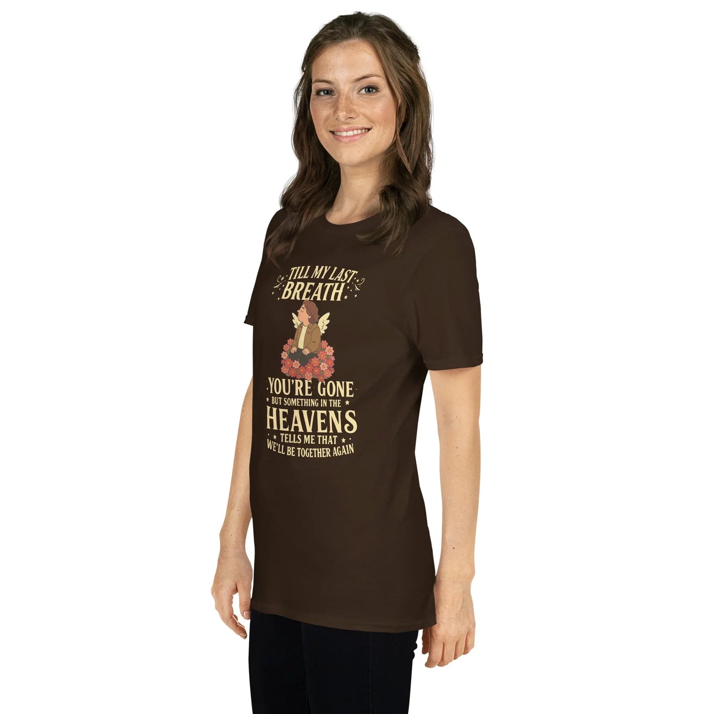 Lewis Capaldi T-Shirt | Unisex Cotton Tee - "Something In The Heavens" Lyrics T-shirt Alcyone213k