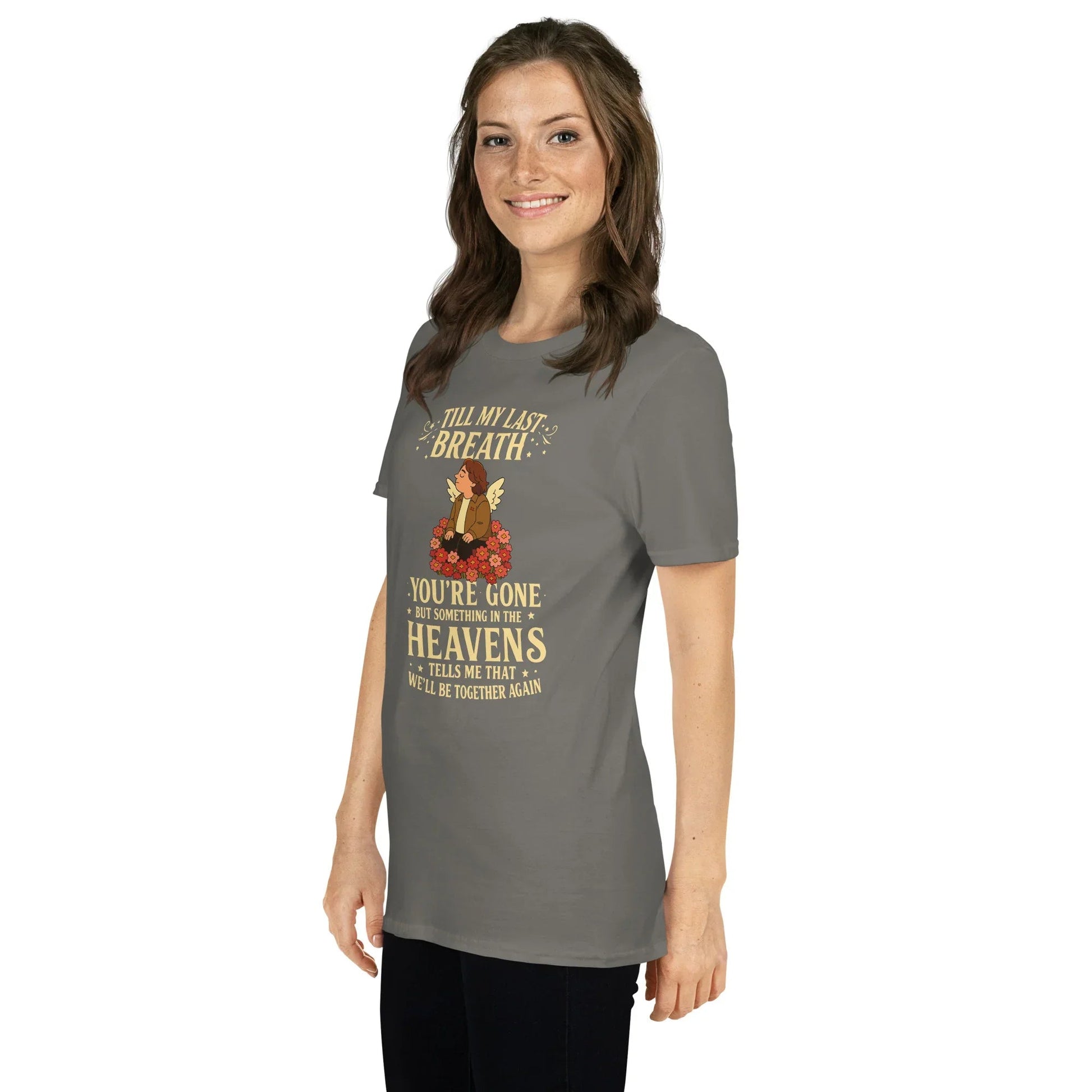 Lewis Capaldi T-Shirt | Unisex Cotton Tee - "Something In The Heavens" Lyrics T-shirt Alcyone213k