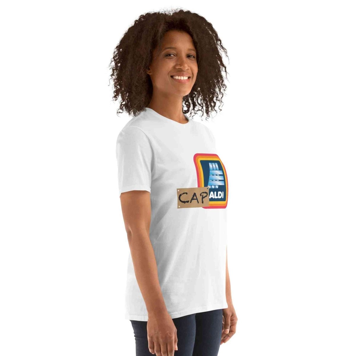 Lewis Capaldi T-Shirt | Unisex Graphic Tee with Capaldi On A Aldi Design T-shirt Alcyone213k