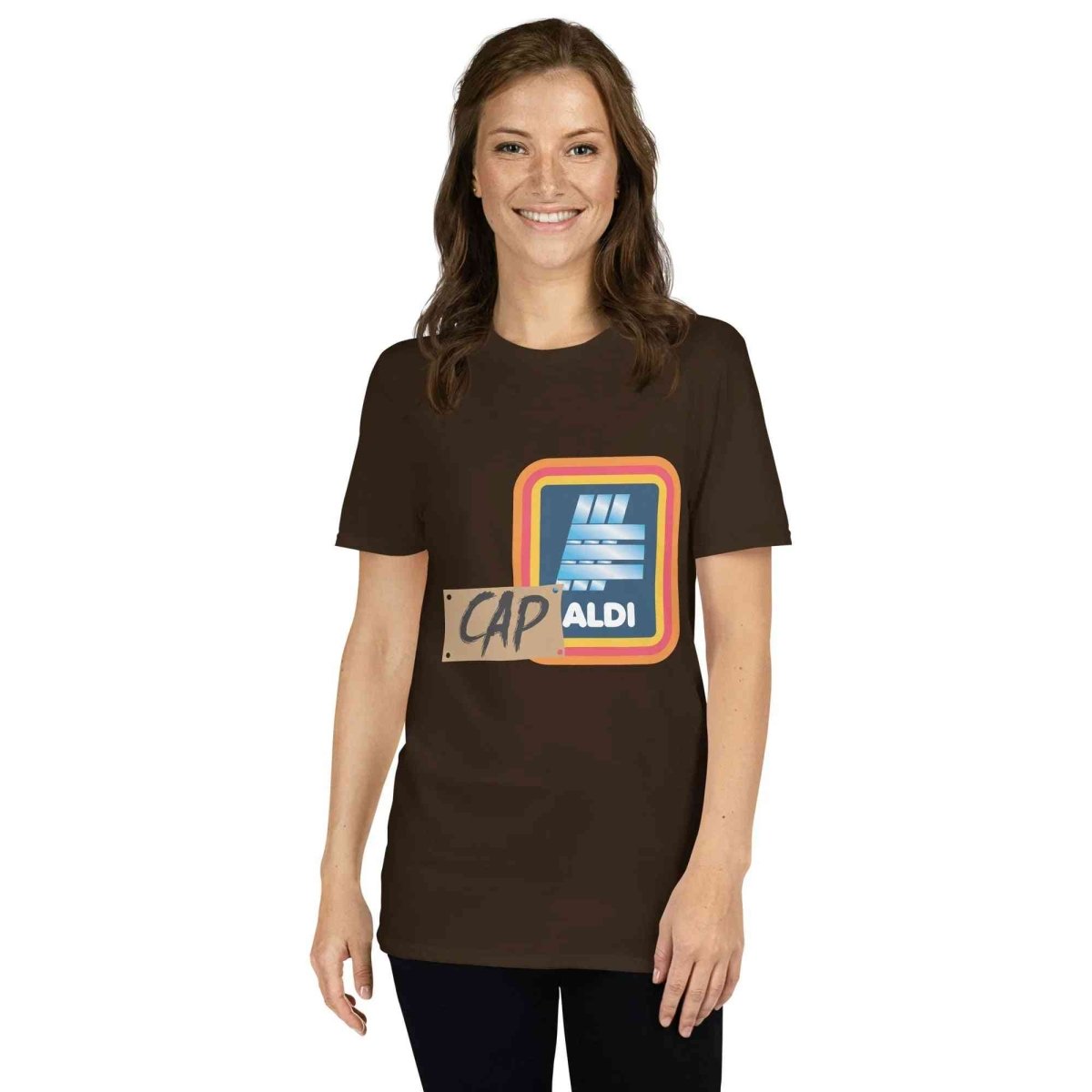 Lewis Capaldi T-Shirt | Unisex Cotton Tee with Capaldi On A Aldi Design T-shirt Alcyone213k