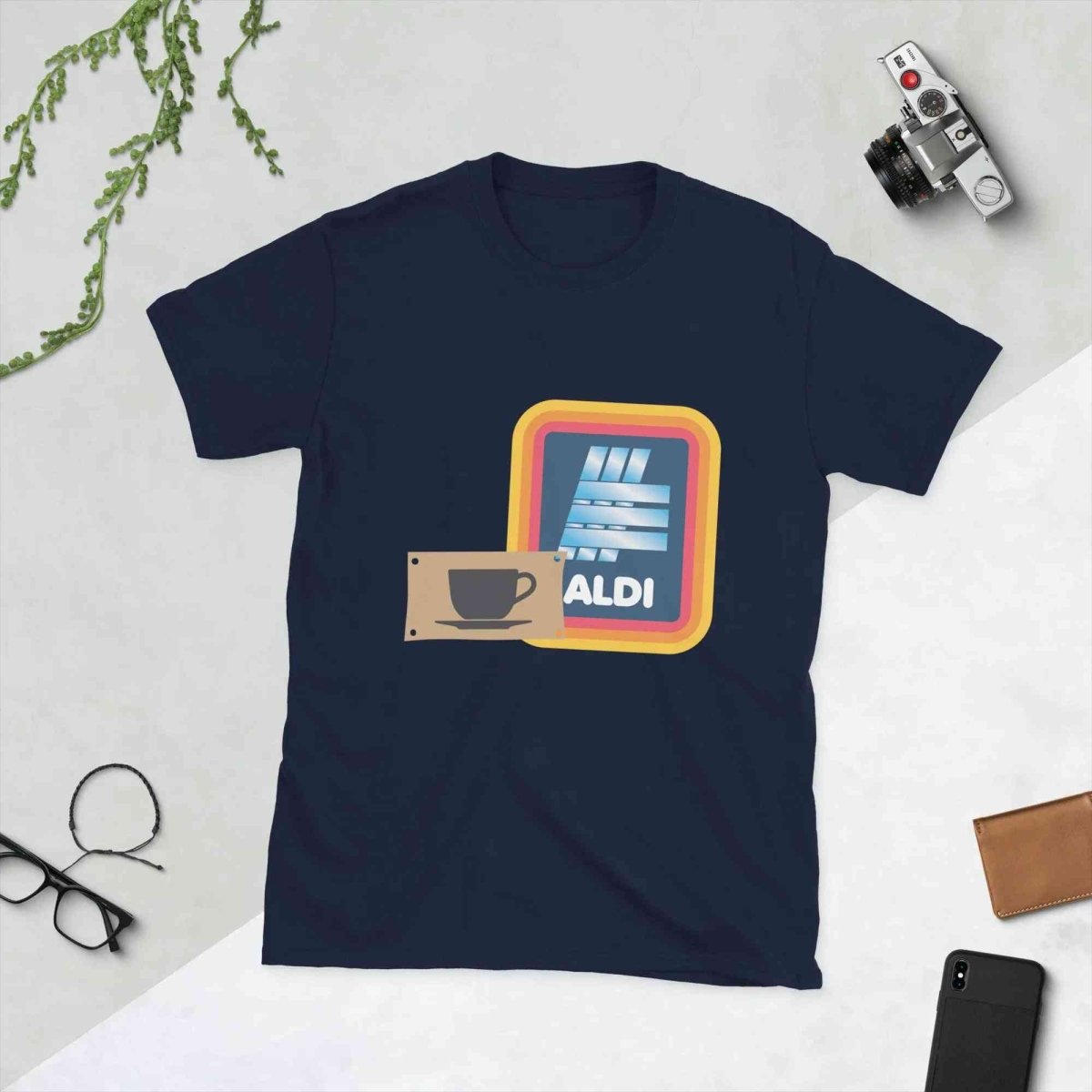 Lewis Capaldi T-Shirt - Unisex Cotton Tee with Capaldi On A Aldi Design T-shirt Alcyone213k