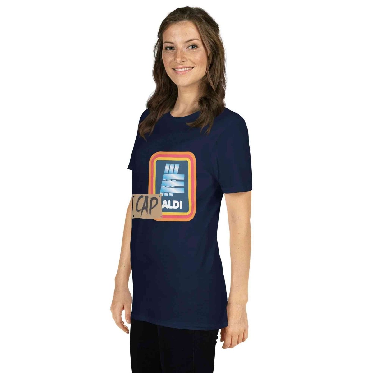 Lewis Capaldi T-Shirt | Unisex Cotton Tee with Capaldi On A Aldi Design T-shirt Alcyone213k