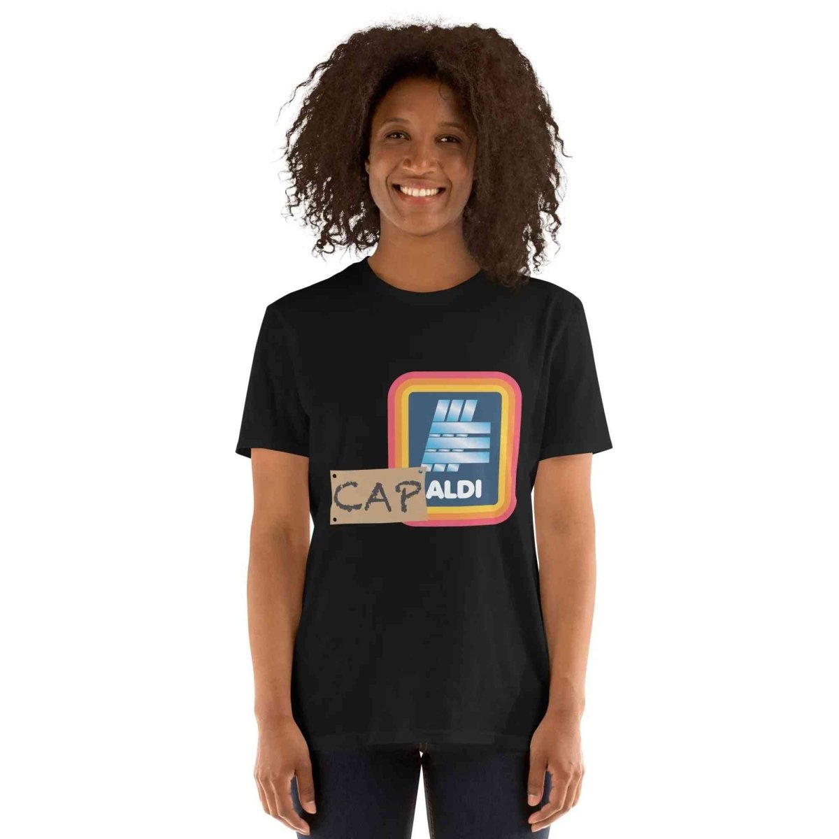 Lewis Capaldi T-Shirt | Unisex Graphic Tee with Capaldi On A Aldi Design T-shirt Alcyone213k