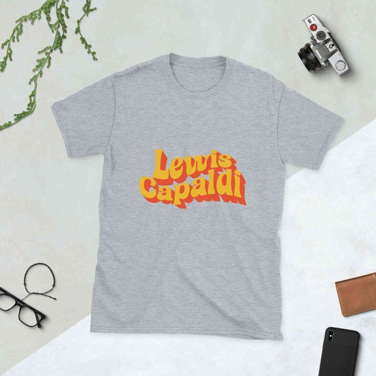 Lewis Capaldi T-Shirt – Unisex Short-Sleeve Graphic Tee by Capaldi and Co T-shirt Alcyone213k