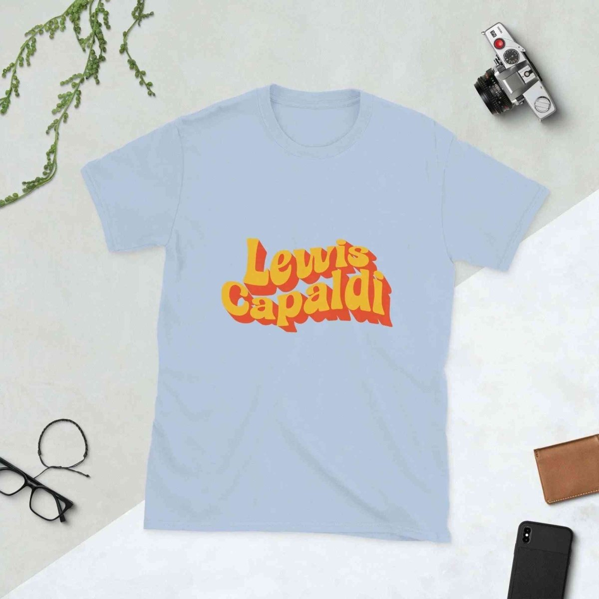 Lewis Capaldi T-Shirt – Unisex Short-Sleeve Graphic Tee by Capaldi and Co T-shirt Alcyone213k