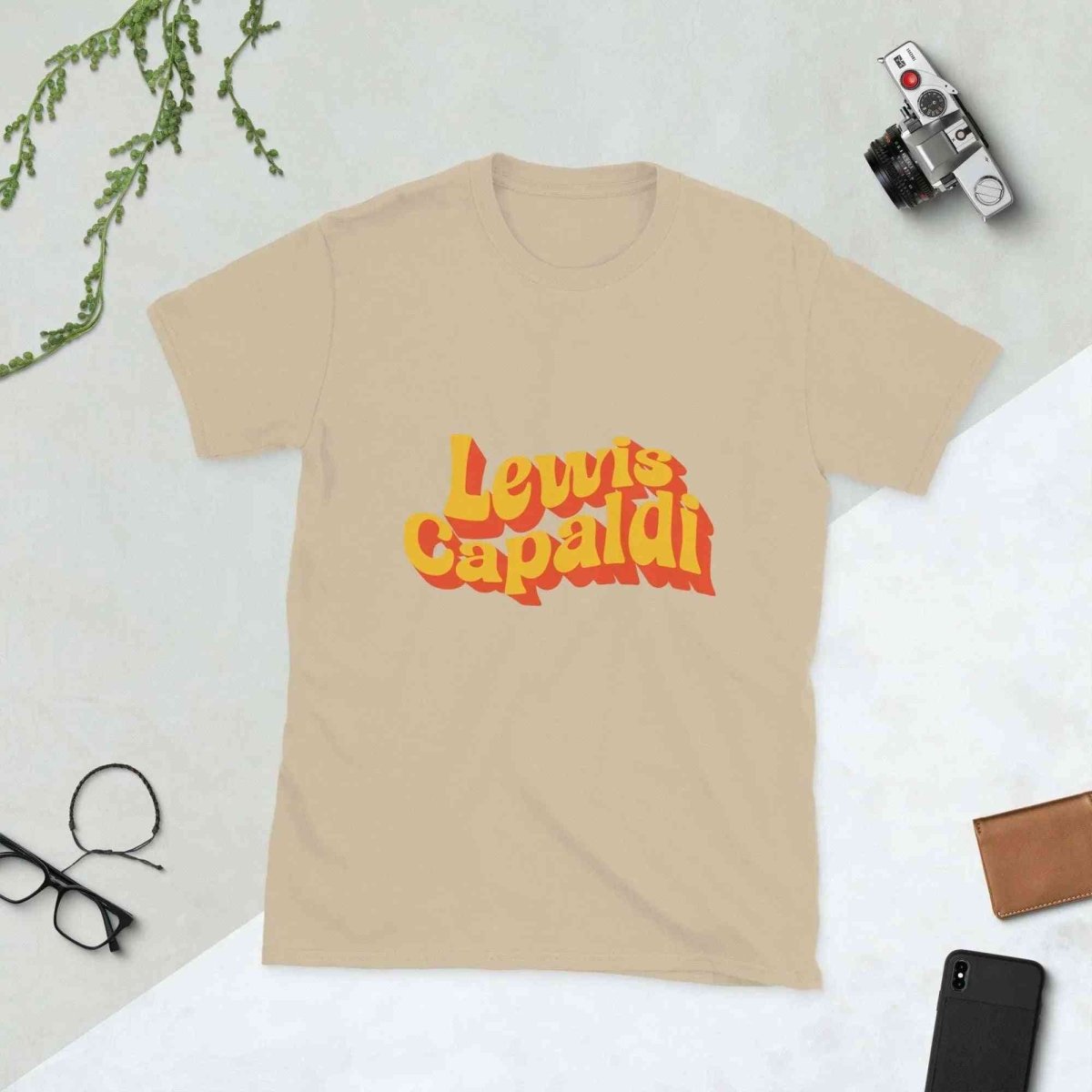 Lewis Capaldi T-Shirt – Unisex Short-Sleeve Graphic Tee by Capaldi and Co T-shirt Alcyone213k