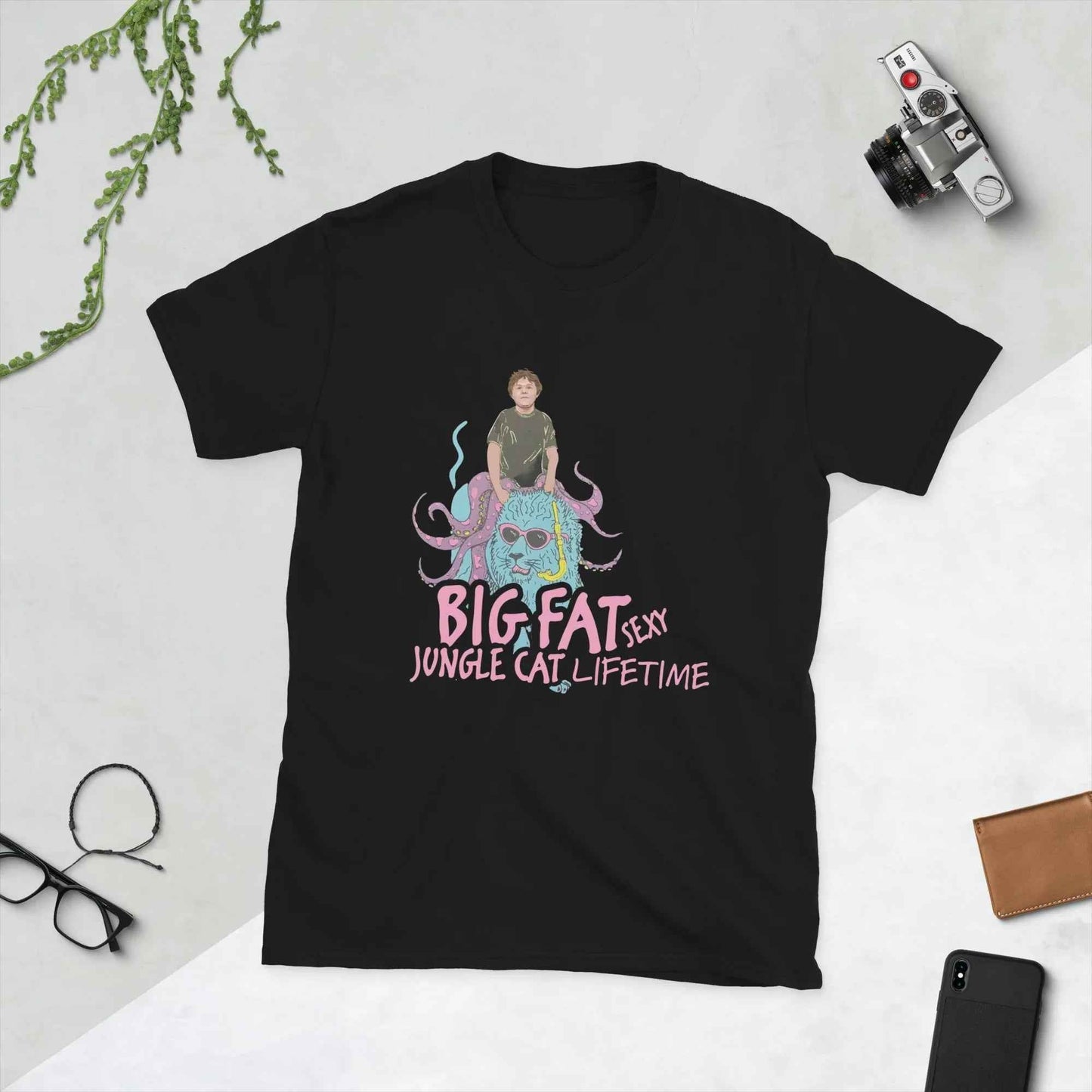 Lewis Capaldi T-Shirt | Unisex Big Fat Sexy Jungle Cats Tee T-shirt Alcyone213k
