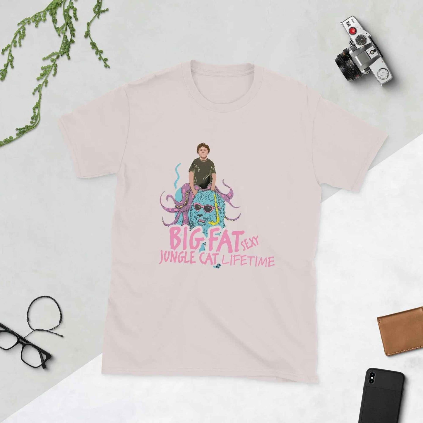 Lewis Capaldi T-Shirt | Unisex Big Fat Sexy Jungle Cats Tee T-shirt Alcyone213k