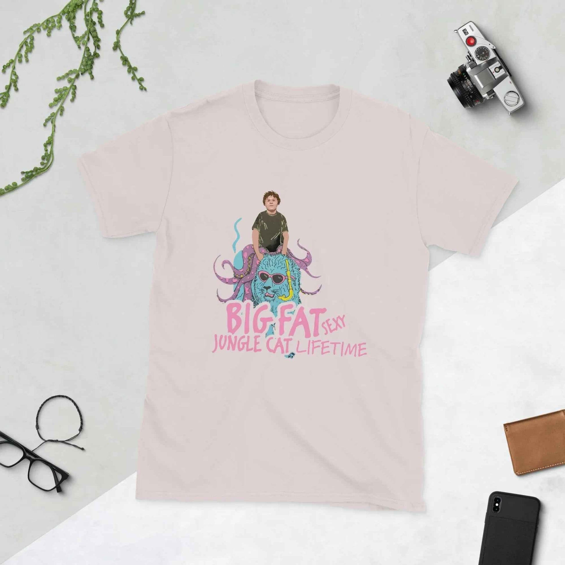 Lewis Capaldi T-Shirt | Unisex Big Fat Sexy Jungle Cats Tee T-shirt Alcyone213k