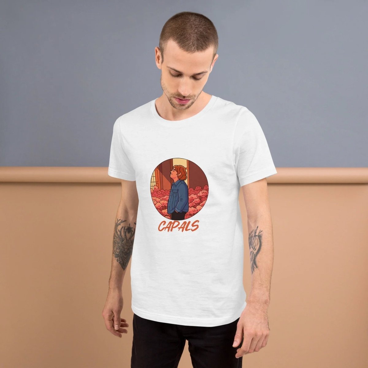 Lewis Capaldi T-Shirt | Alcyone213k Unisex Comfort Fit Black Tee - Capals Alcyone213k