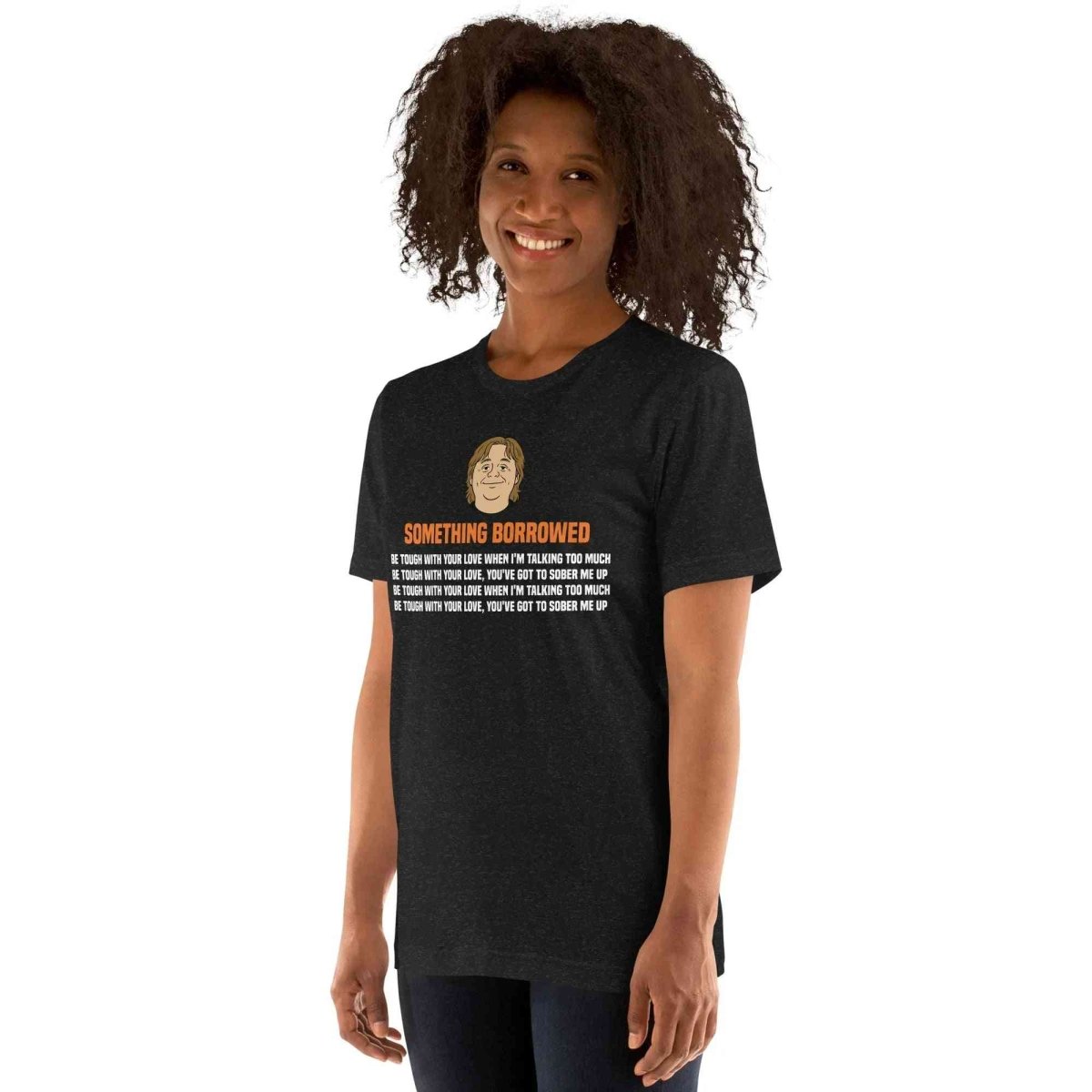 Lewis Capaldi T-Shirt | Unisex Cotton Tee with "Something Borrowed" Lyrics Alcyone213k