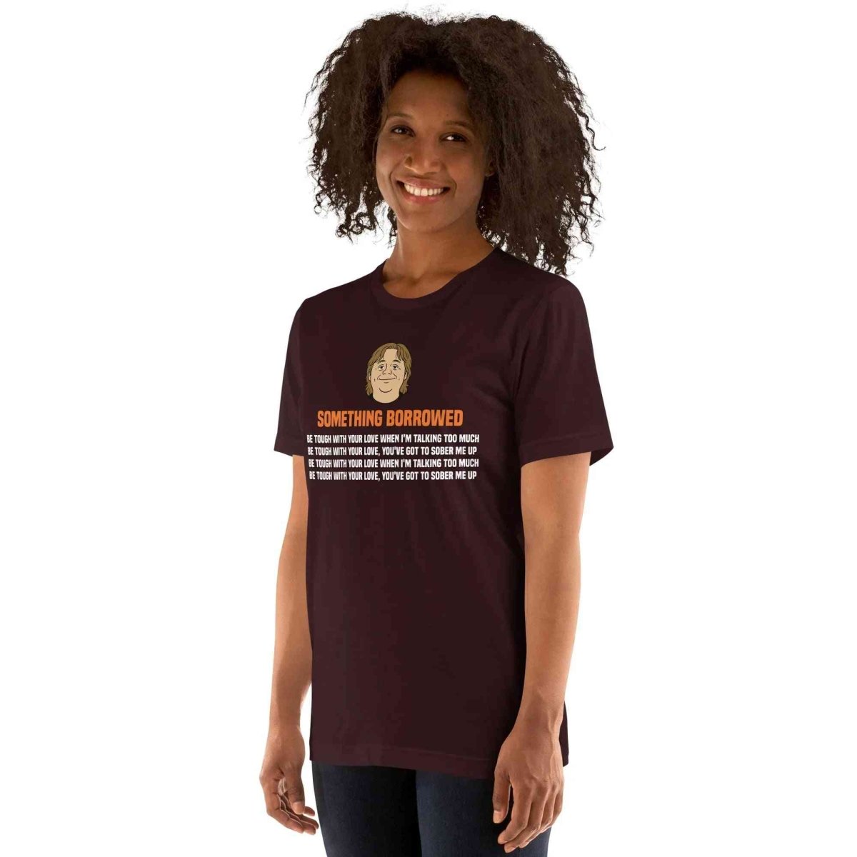 Lewis Capaldi T-Shirt | Unisex Cotton Tee with "Something Borrowed" Lyrics Alcyone213k