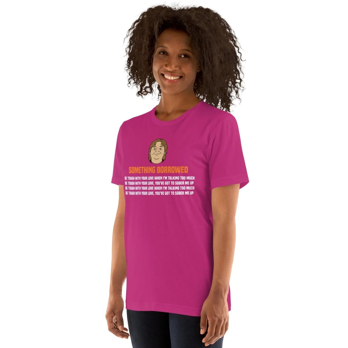 Lewis Capaldi T-Shirt | Unisex Cotton Tee with "Something Borrowed" Lyrics Alcyone213k