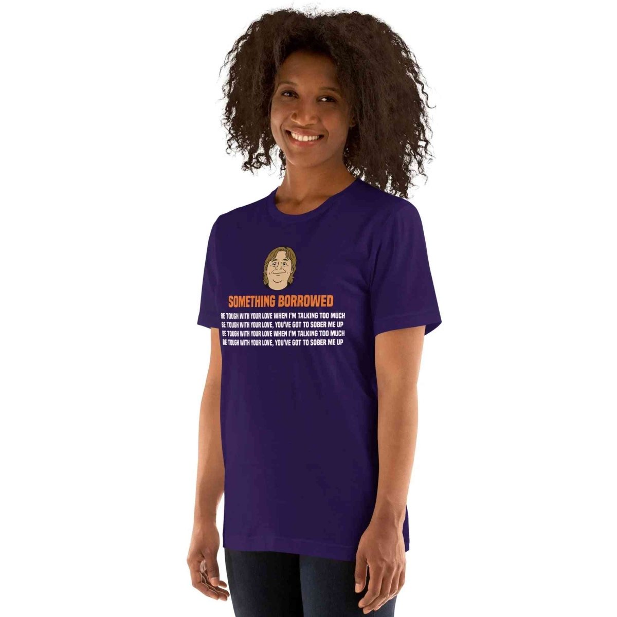 Lewis Capaldi T-Shirt | Unisex Cotton Tee with "Something Borrowed" Lyrics Alcyone213k