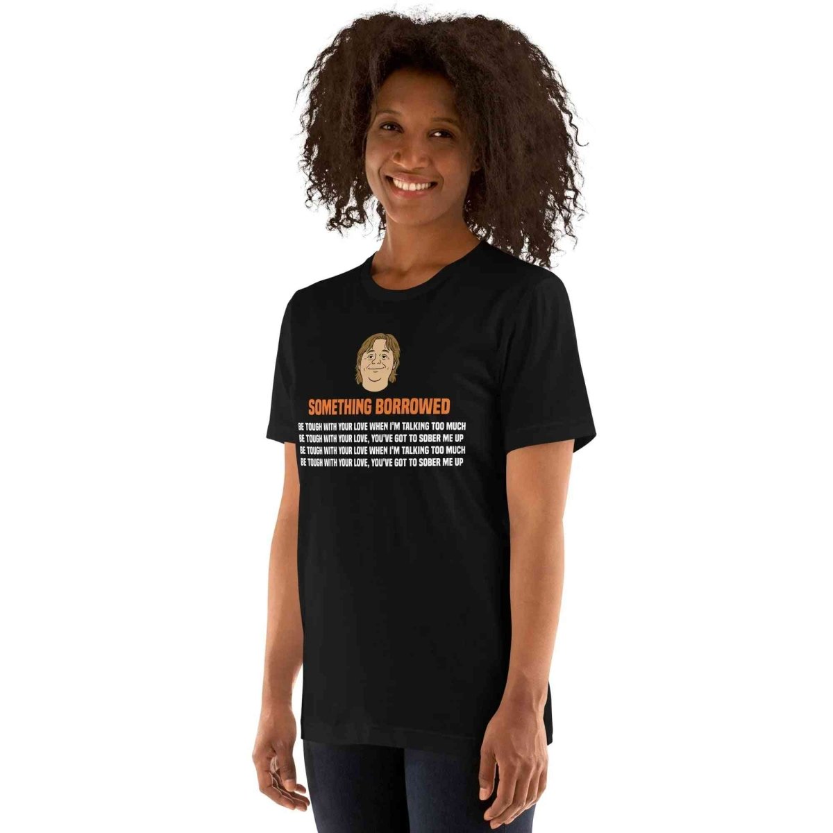 Lewis Capaldi T-Shirt | Unisex Cotton Tee with "Something Borrowed" Lyrics Alcyone213k