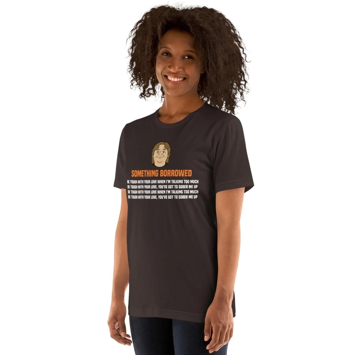 Lewis Capaldi T-Shirt | Unisex Cotton Tee with "Something Borrowed" Lyrics Alcyone213k