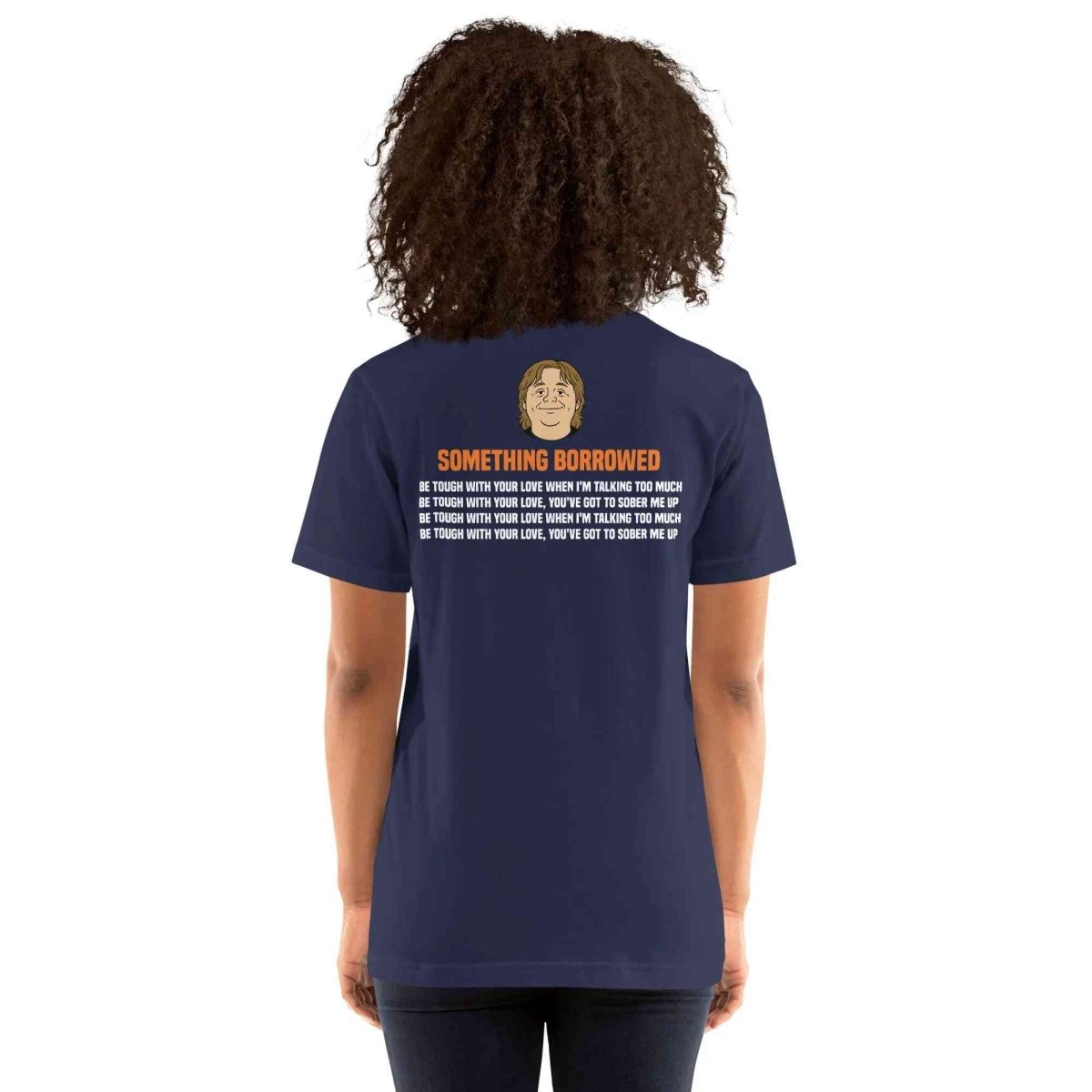 Lewis Capaldi T-Shirt | Unisex Cotton Tee with "Something Borrowed" Lyrics Alcyone213k
