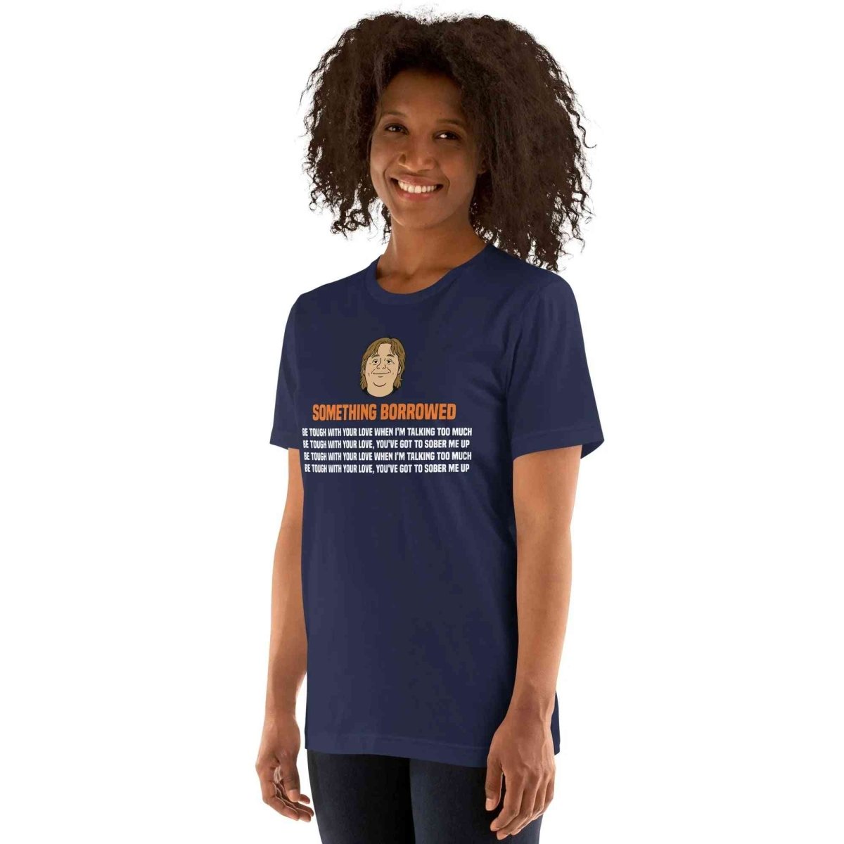 Lewis Capaldi T-Shirt | Unisex Cotton Tee with "Something Borrowed" Lyrics Alcyone213k