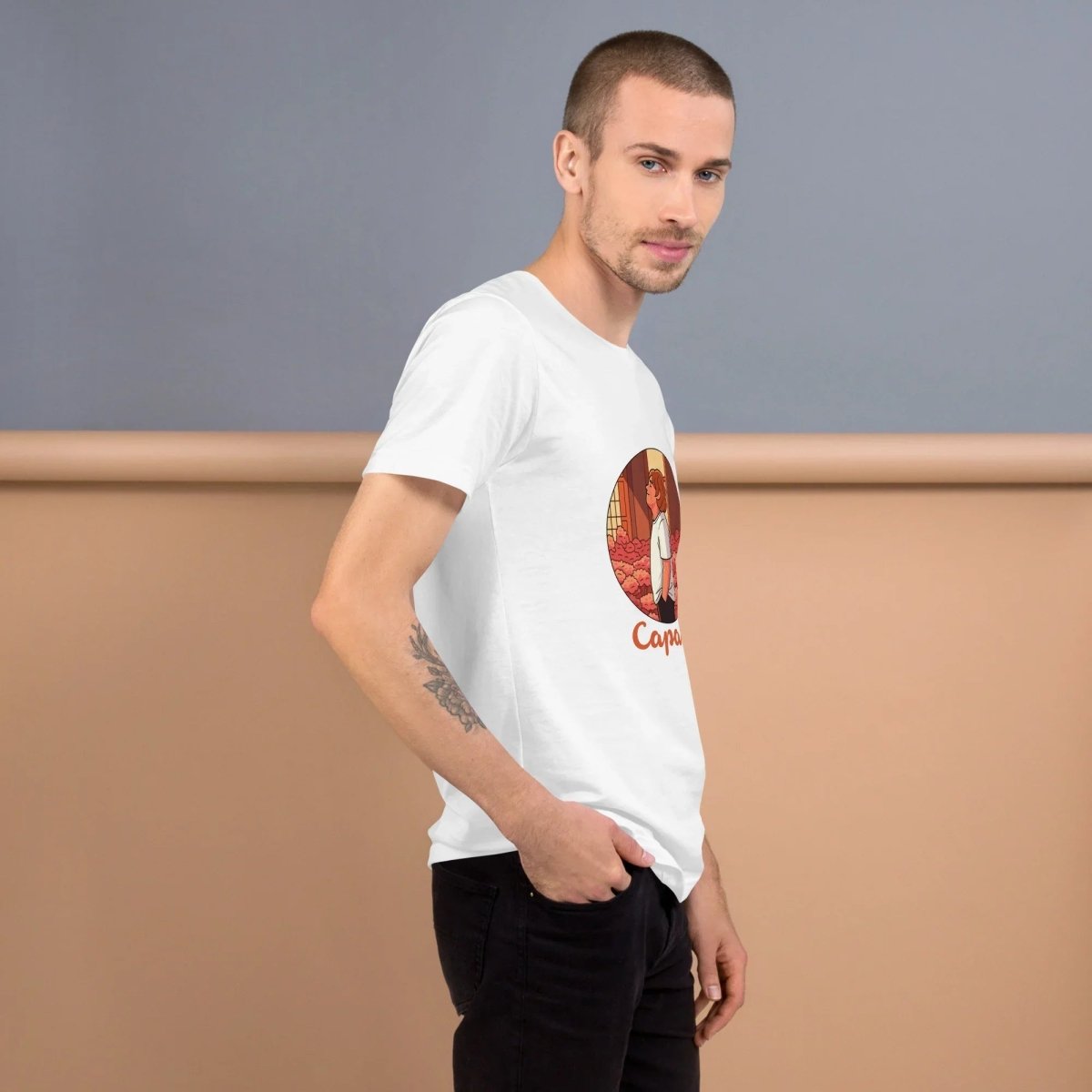 Lewis Capaldi T-Shirt | Unisex Black Graphic Tee by Capals Alcyone213k