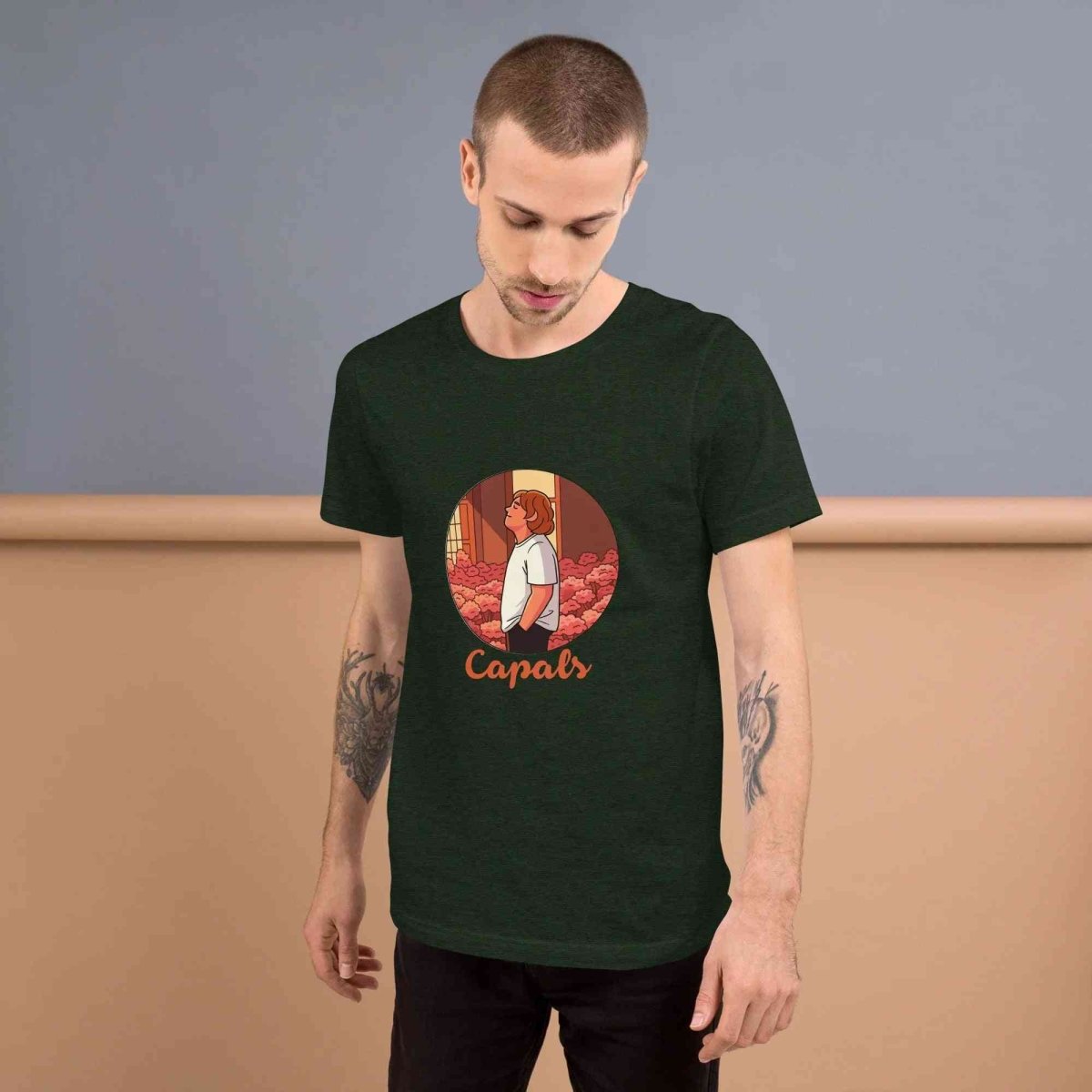 Lewis Capaldi T-Shirt | Unisex Black Graphic Tee by Capals Alcyone213k