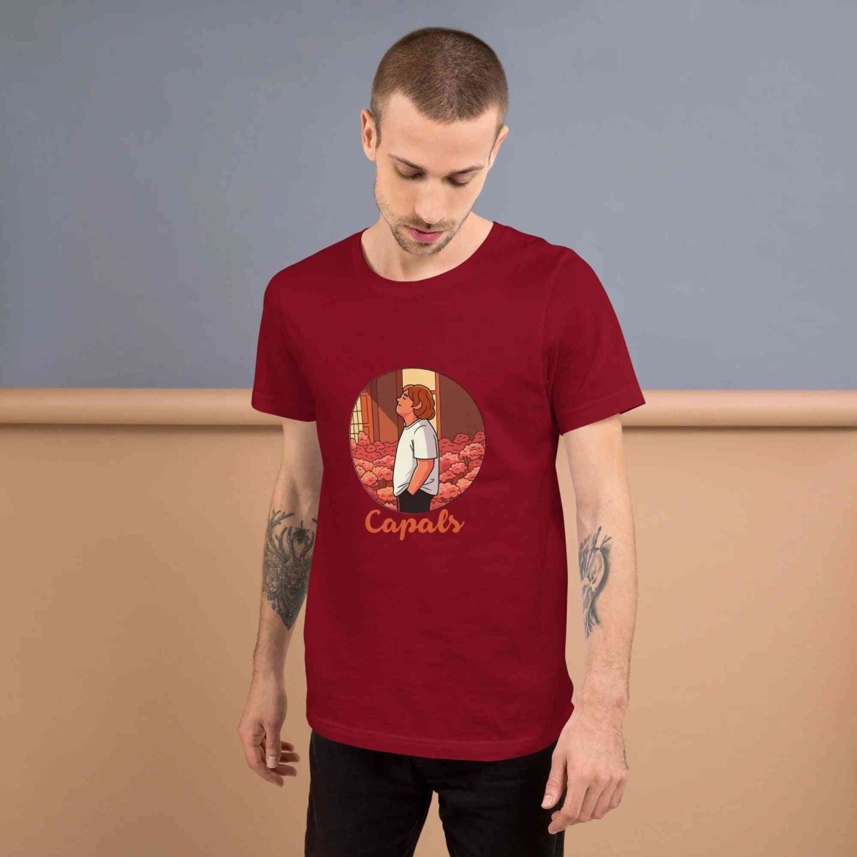 Lewis Capaldi T-Shirt | Unisex Black Graphic Tee by Capals Alcyone213k