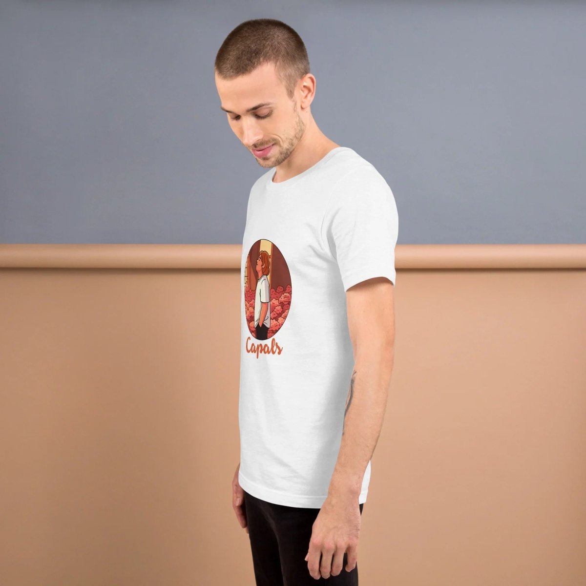 Lewis Capaldi T-Shirt | Unisex Black Graphic Tee by Capals Alcyone213k