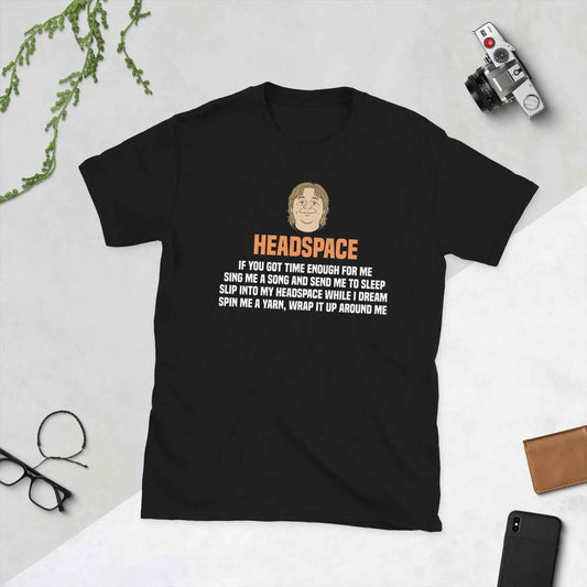 Lewis Capaldi Headspace Lyrics T-Shirt - Unisex Cotton Tee T-shirt Alcyone213k