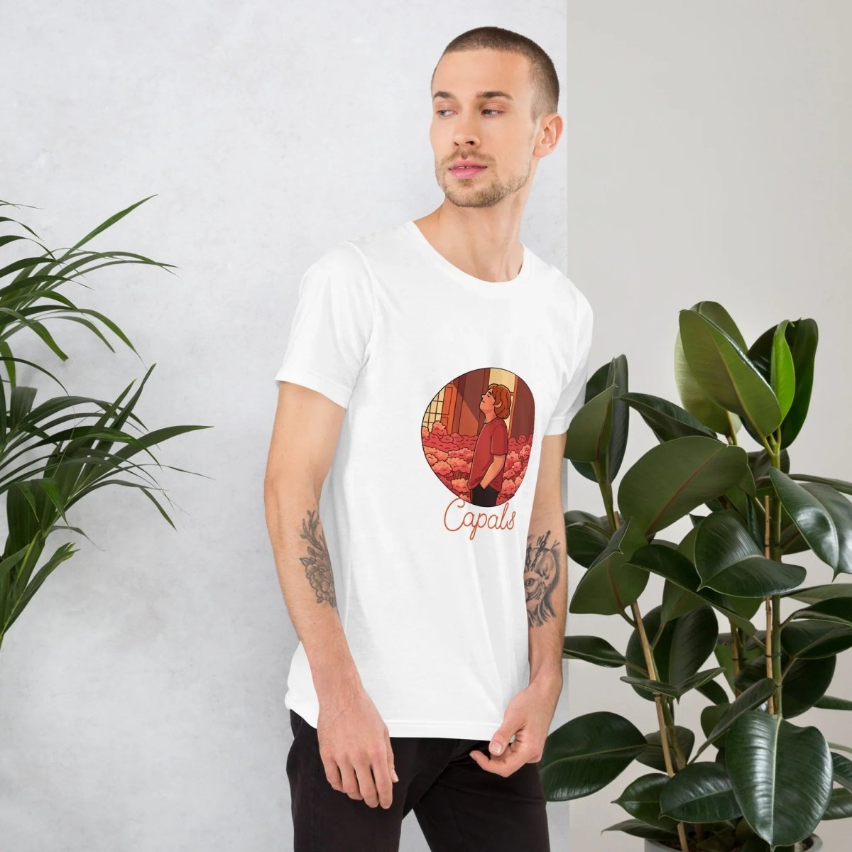 Lewis Capaldi T-Shirt Unisex | Alcyone213k Cotton Capals Design Tee Alcyone213k