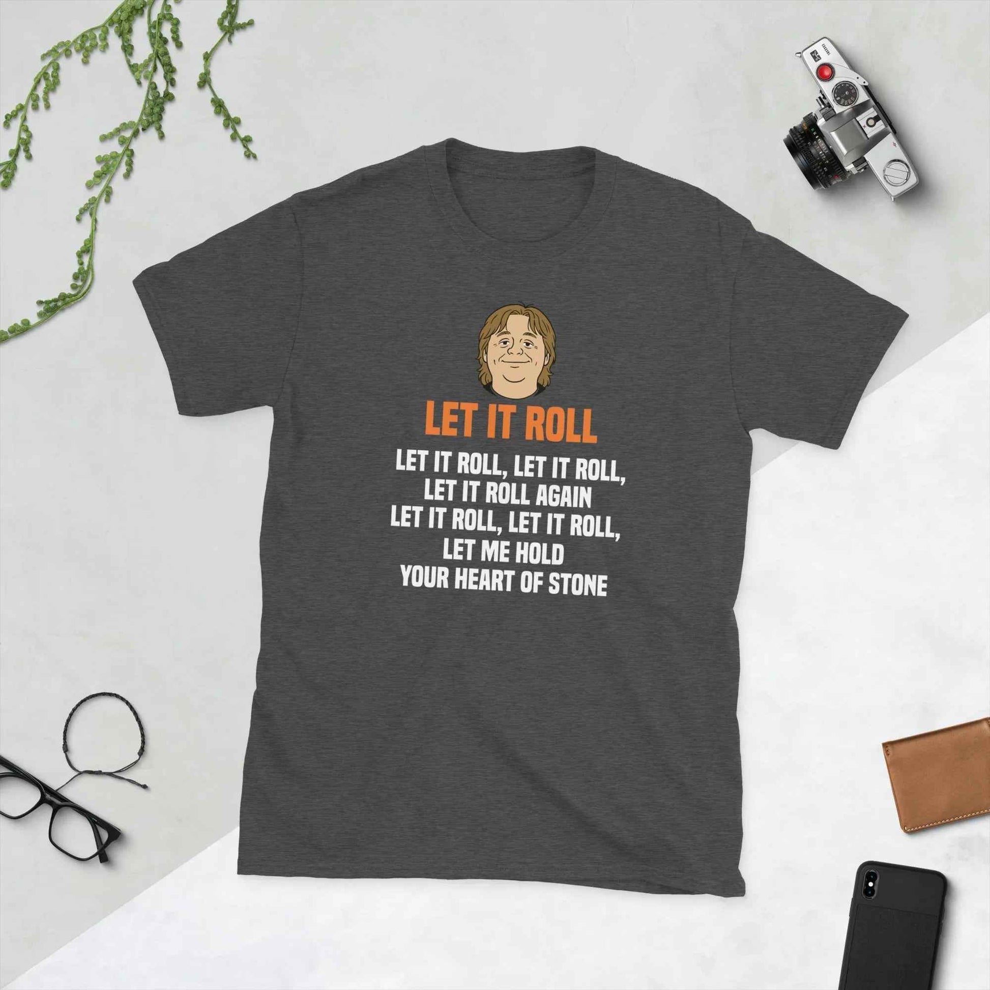 Lewis Capaldi "Let It Roll" Lyrics T-Shirt | 100% Cotton Unisex Tee T-shirt Alcyone213k