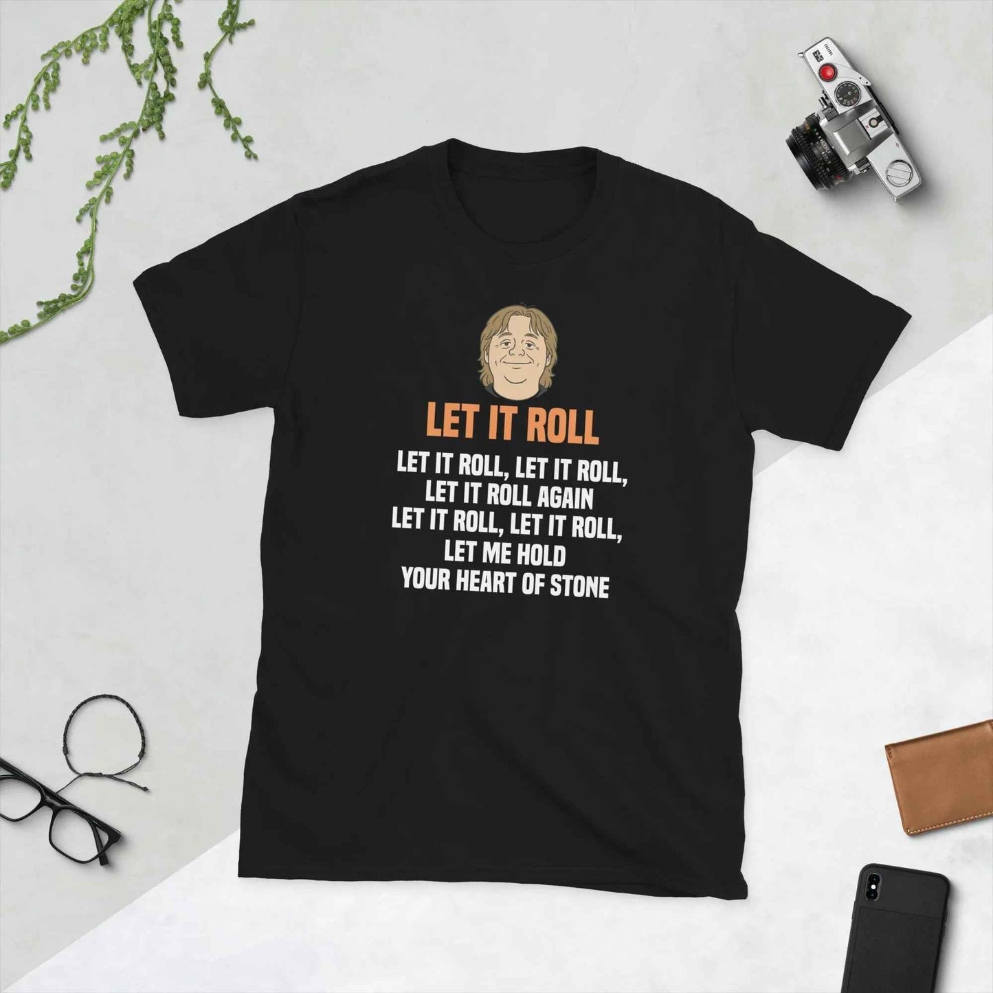 Lewis Capaldi "Let It Roll" Lyrics T-Shirt | 100% Cotton Unisex Tee T-shirt Alcyone213k