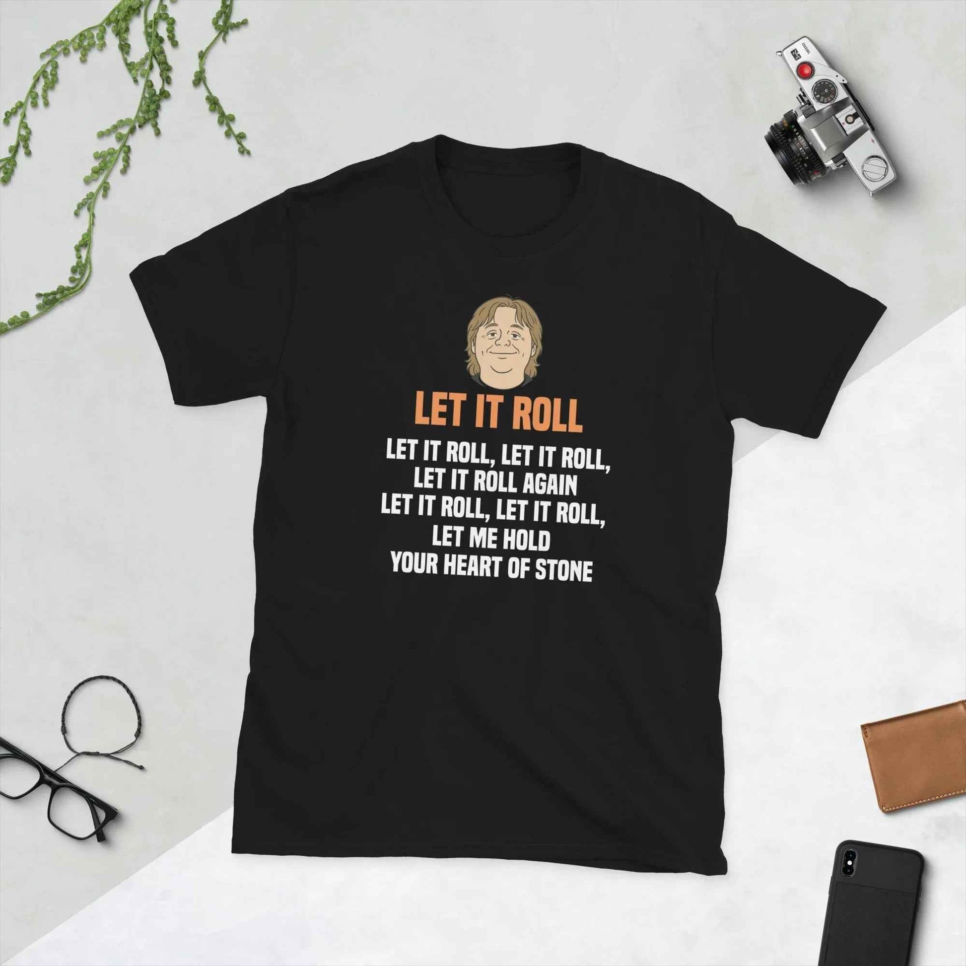 Lewis Capaldi "Let It Roll" Lyrics T-Shirt | 100% Cotton Unisex Tee T-shirt Alcyone213k
