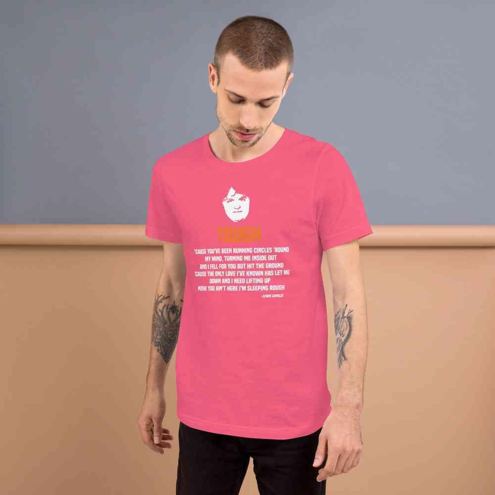 Lewis Capaldi Tough Lyrics T-Shirt | Alcyone213k Cotton Graphic Tee Alcyone213k