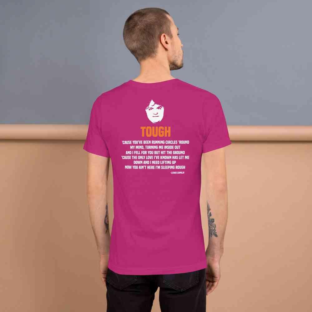 Lewis Capaldi Tough Lyrics T-Shirt | Alcyone213k Cotton Graphic Tee Alcyone213k
