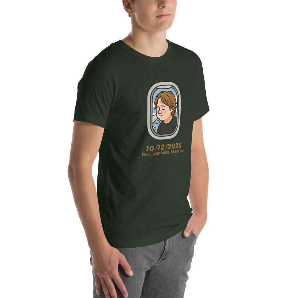 Lewis Capaldi Tour 2025 T-Shirt | Black Unisex Fan Tee by Alcyone213k Alcyone213k
