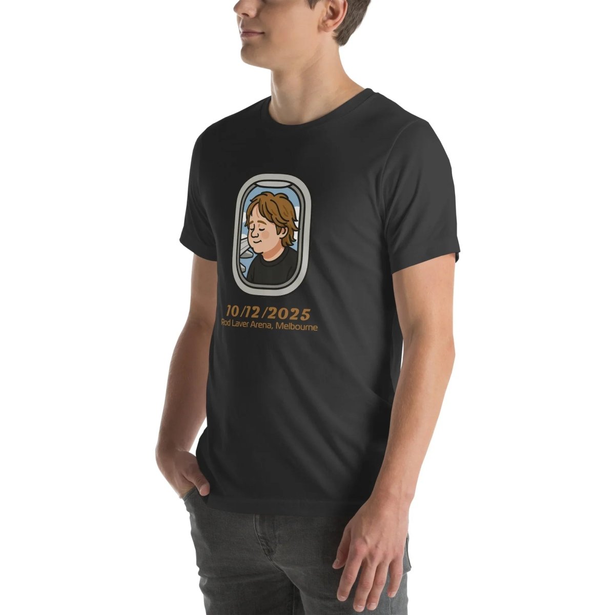 Lewis Capaldi Tour 2025 T-Shirt | Black Unisex Fan Tee by Alcyone213k Alcyone213k