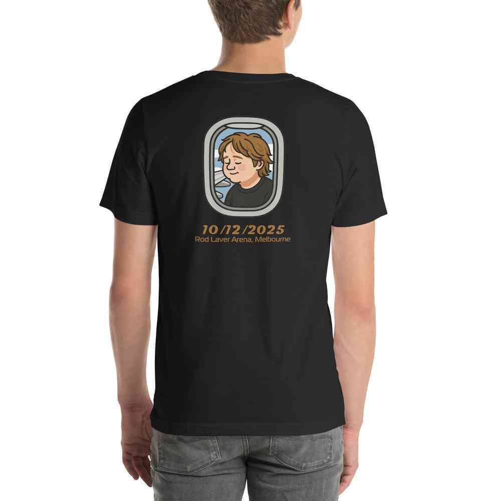 Lewis Capaldi Tour 2025 T-Shirt | Black Unisex Fan Tee by Alcyone213k Alcyone213k